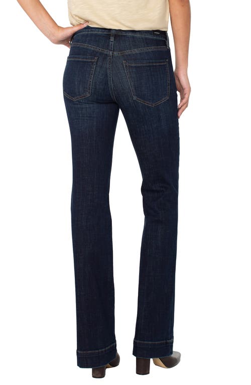 Liverpool Los Angeles Lucy Patch Pocket Bootcut Jeans In Blue