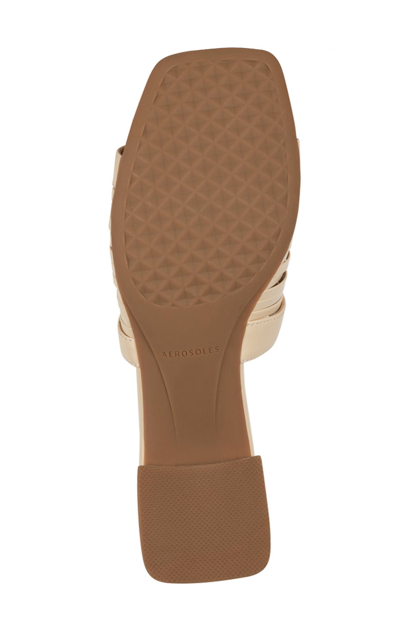 Evette Slide Sandal, Alternate, color, BONE LEATHER