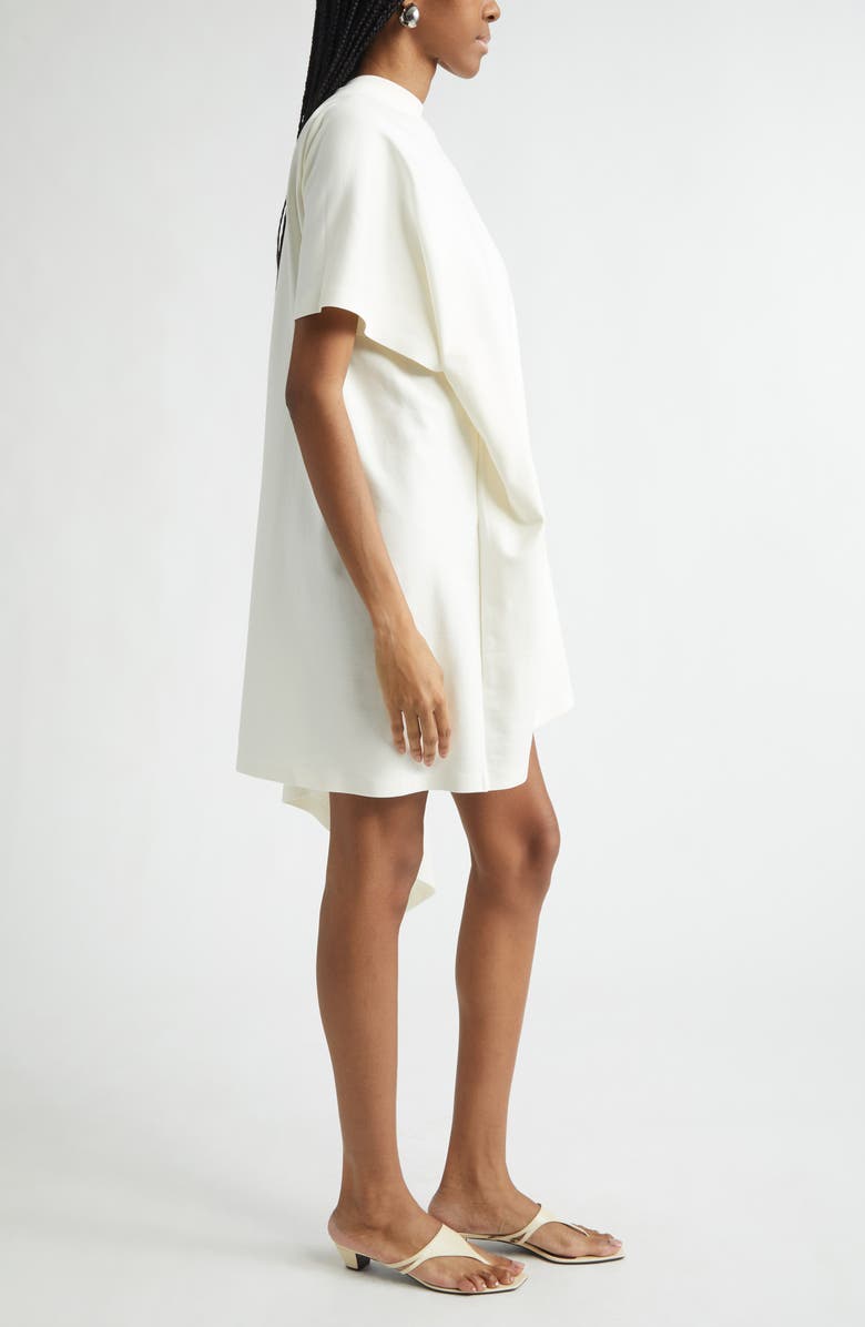 Coperni Zero Waste Asymmetric Shift Dress, Alternate, color, White Wht