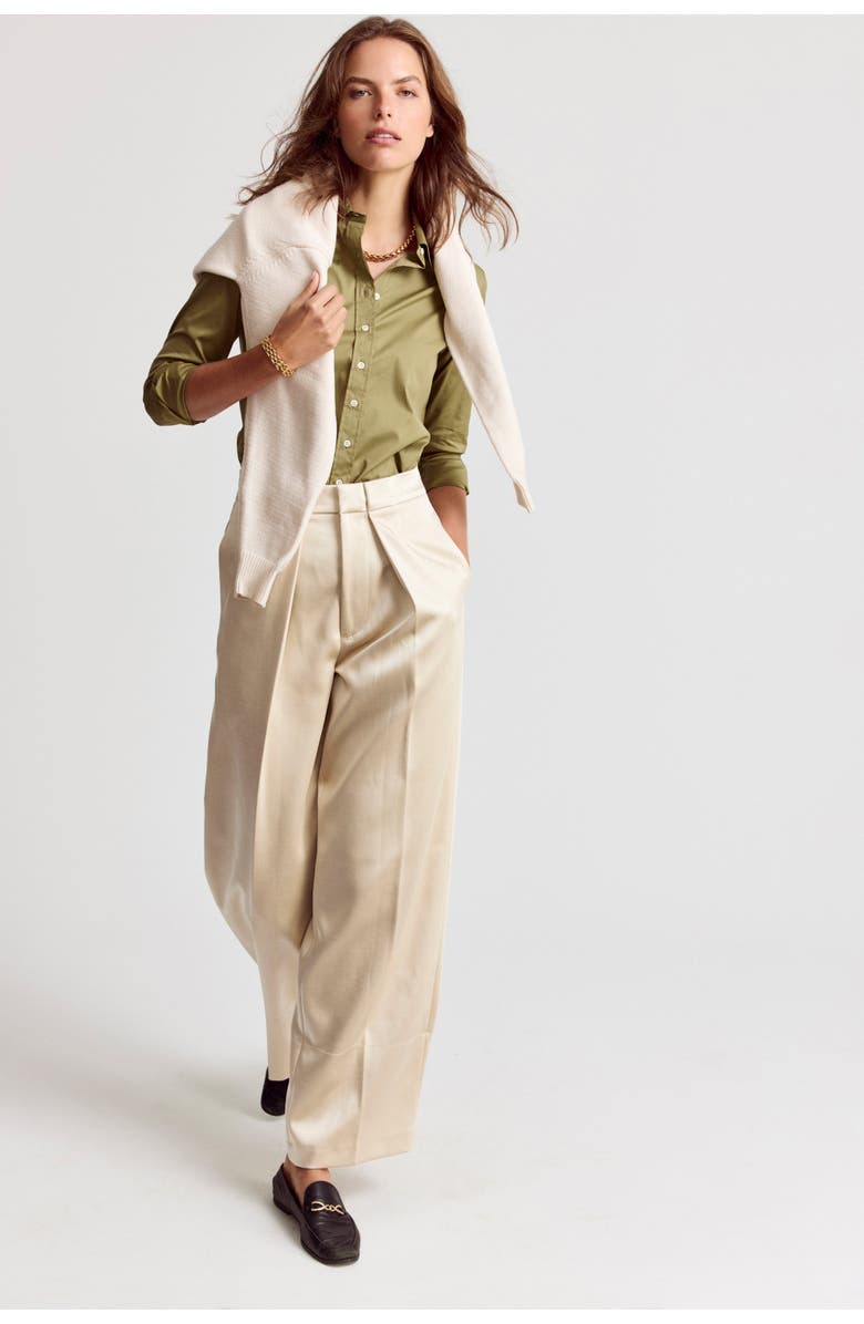 The Shirt by Rochelle Behrens The Icon Shirt, Alternate, color, Olive