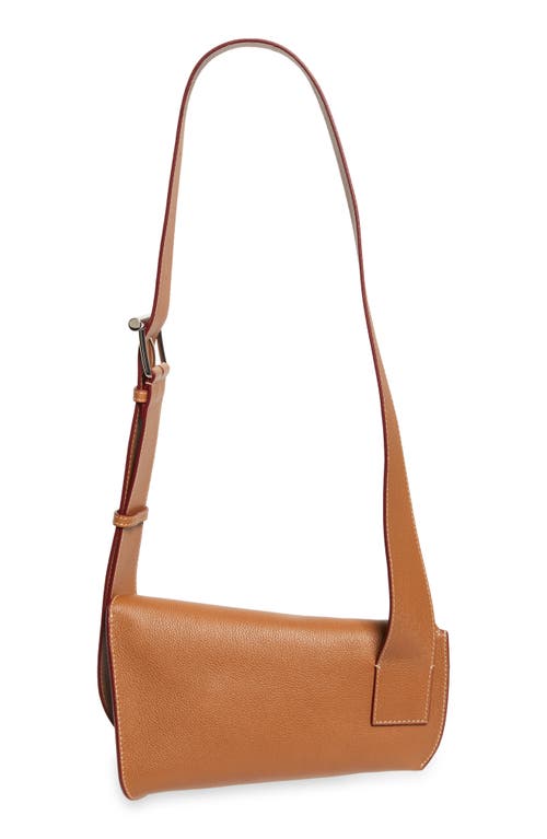 Alexander Mcqueen Mcqueen T-bar Sling Asymmetric Leather Crossbody Bag