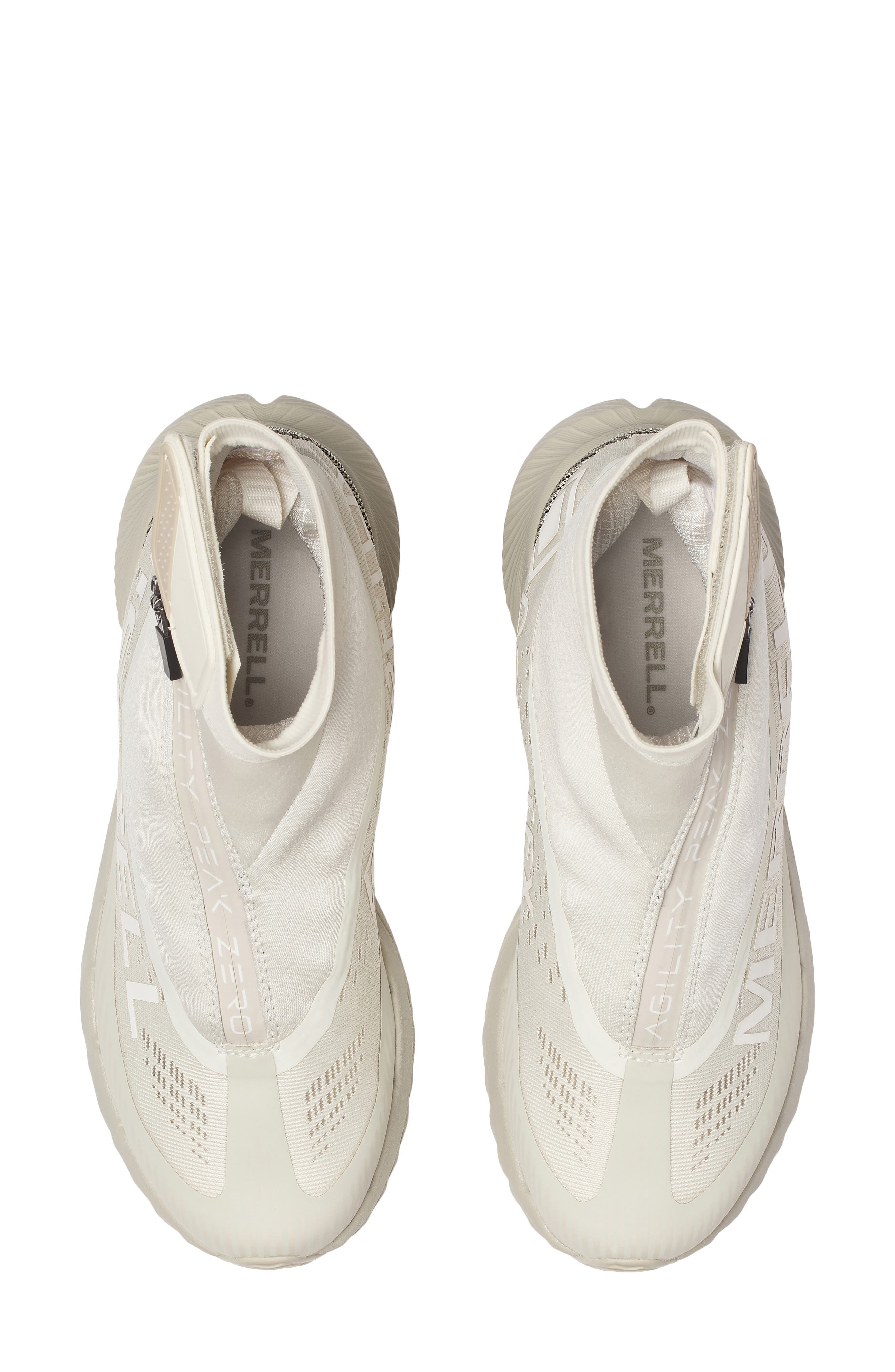 Merrell Agility Peak 5 Waterproof Running Shoe, Alternate, color, Basalt/ Stucco