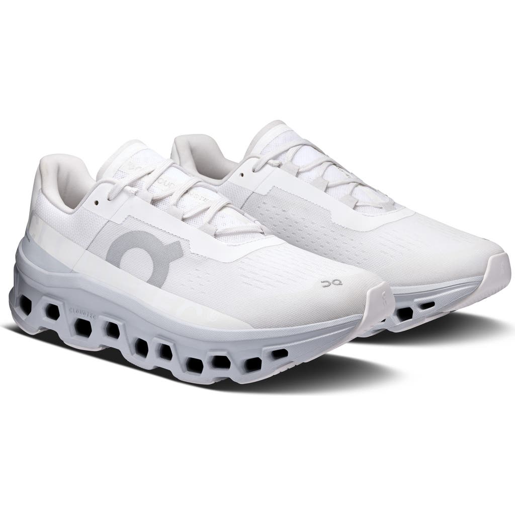 On Cloudmster Running Shoe In White