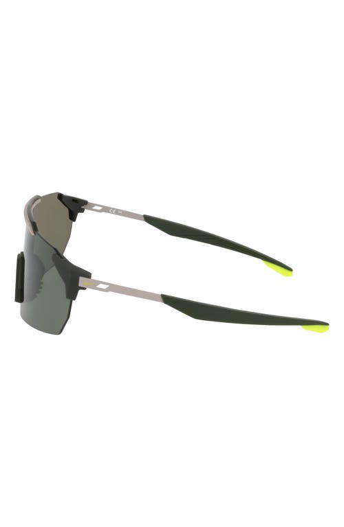 Nike Limitless 61mm Shield Sunglasses In Green