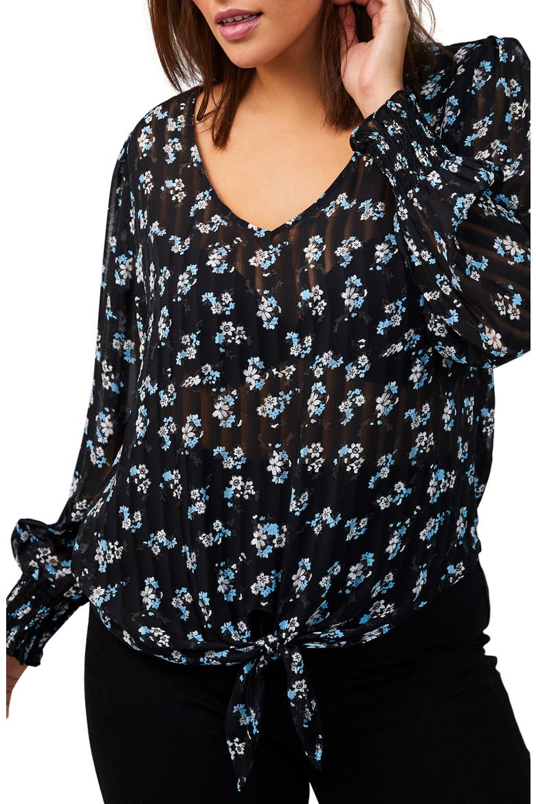Forget Me Not Top, Alternate, color, PRINT
