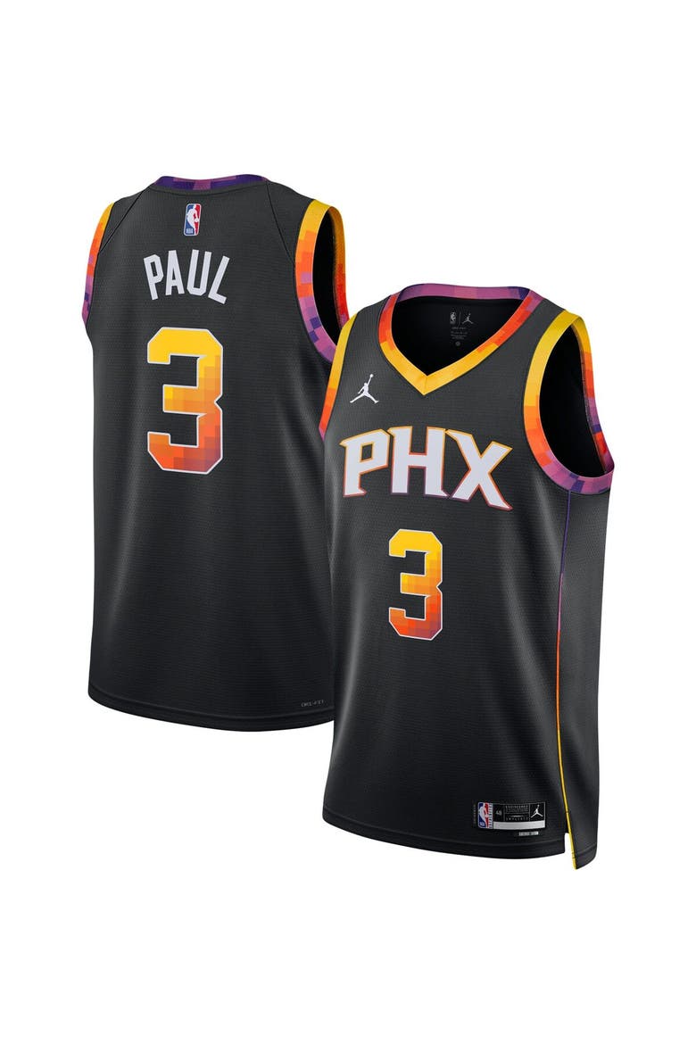 Unisex Jordan Brand Chris Paul Black Phoenix Suns Swingman Jersey - Statement Edition, Alternate, color, Black