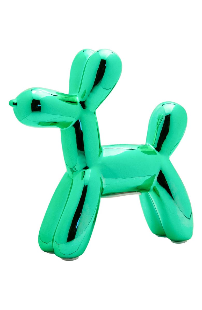 INTERIOR ILLUSIONS Plus Teal Balloon Animal Sculpture, Alternate, color, Teal