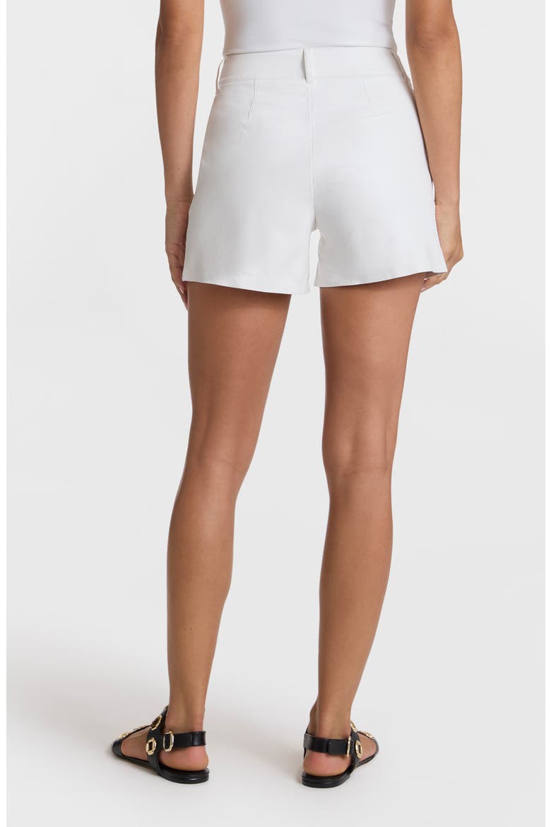 Faux Leather Shorts, Alternate, color, WHITE