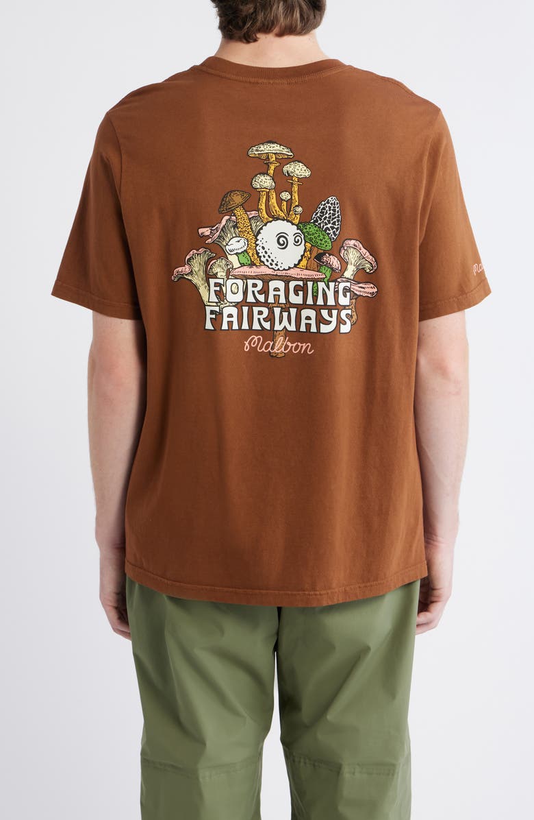 Malbon Golf Bermuda Foraging Graphic T-Shirt, Alternate, color, Pecan