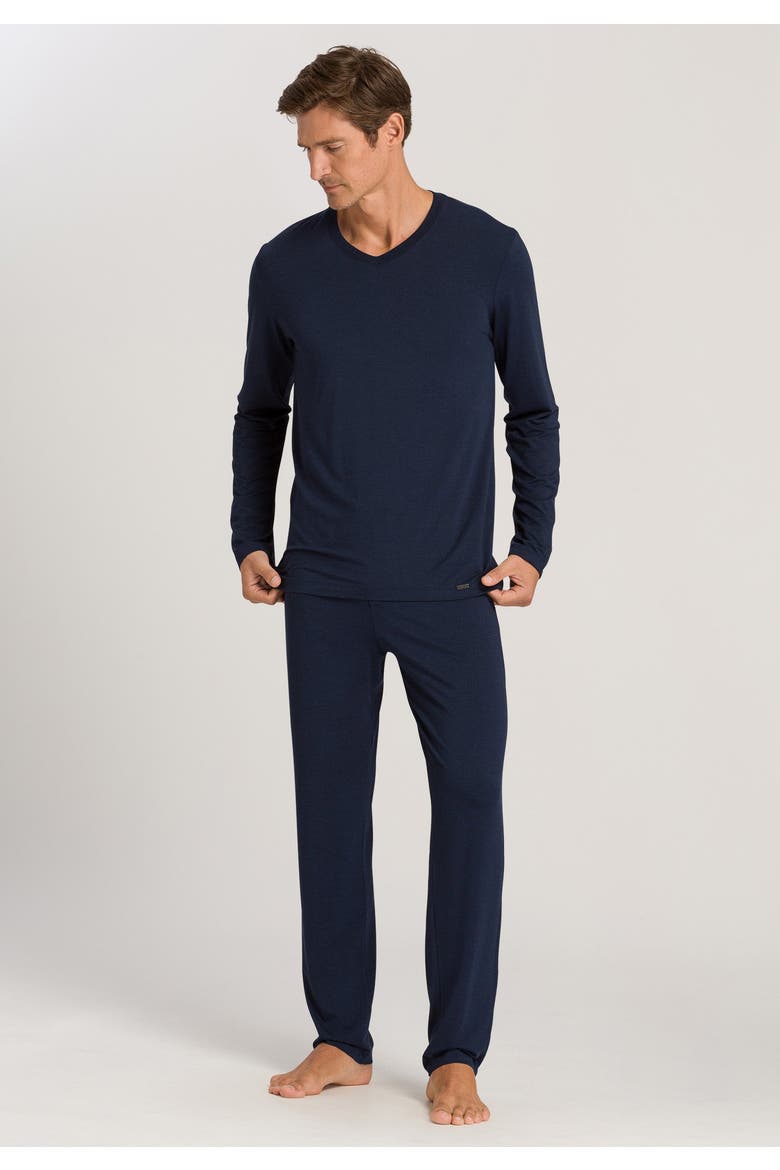 Casuals Long Sleeve V-Neck Top, Alternate, color, Deep Navy