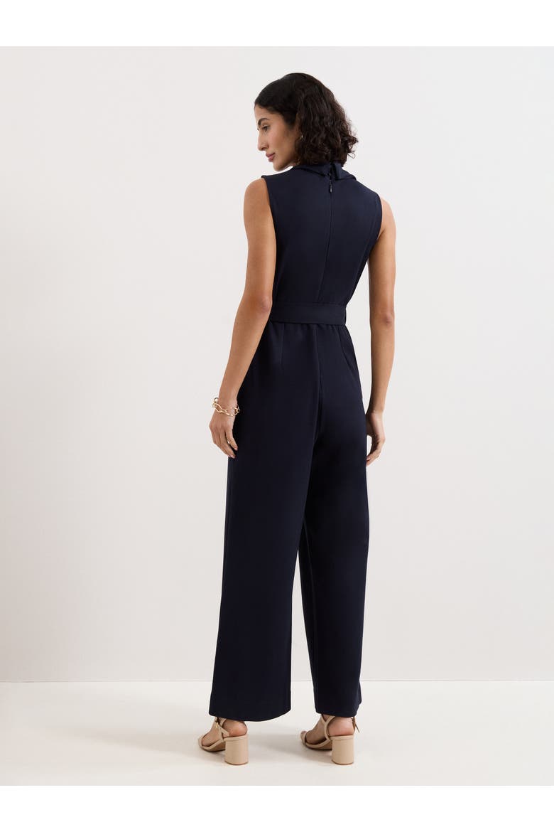 Emry Cowl Neck Jumpsuit, Alternate, color, Navy
