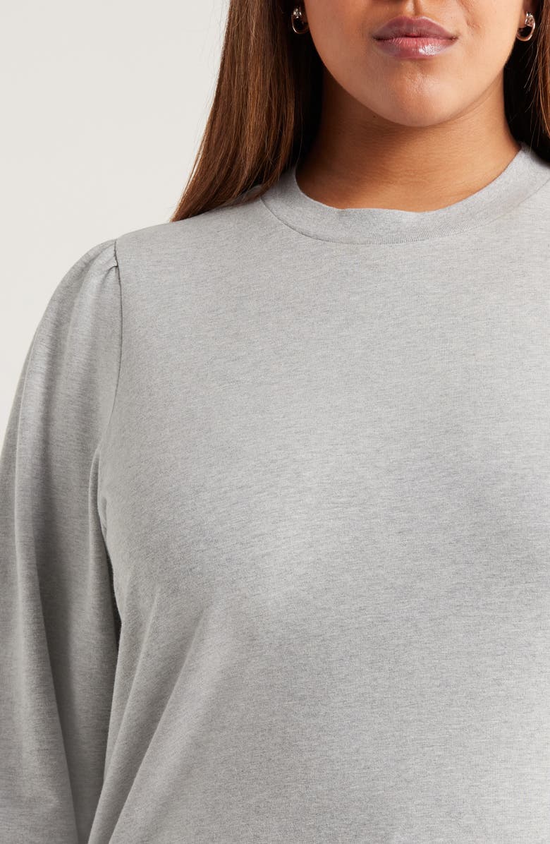 Caslon<sup>®</sup> Puff Shoulder Sweatshirt, Alternate, color, 
