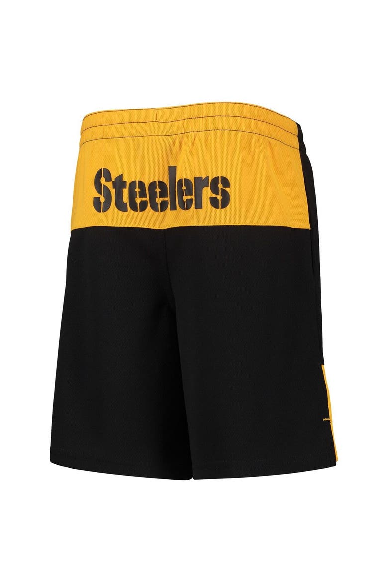 Youth Najee Harris Black Pittsburgh Steelers Name & Number Player Shorts, Alternate, color, Black