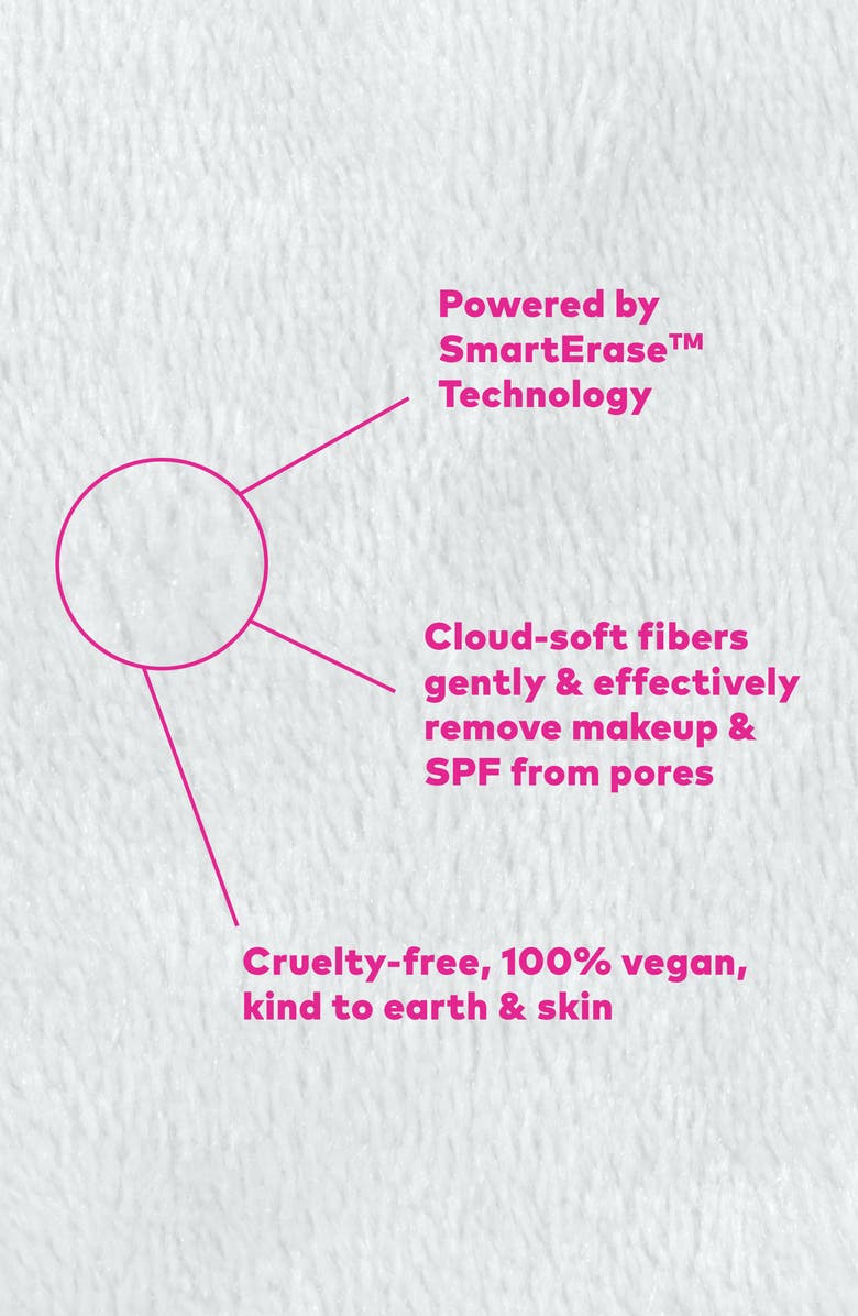 The Original MakeUp Eraser Teddy 7-Day MakeUp Eraser Set with Laundry Bag, Alternate, color,