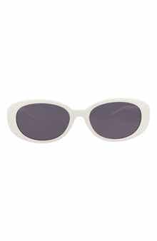 55mm Oval Sunglasses