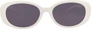 Gucci 55mm Oval Sunglasses
