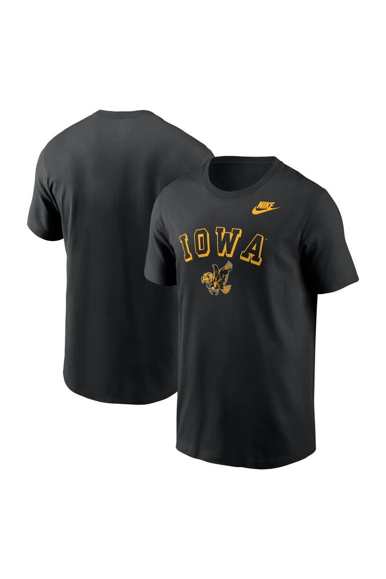 Men's Nike Black Iowa Hawkeyes Legacy Nickname T-Shirt, Main, color, Black