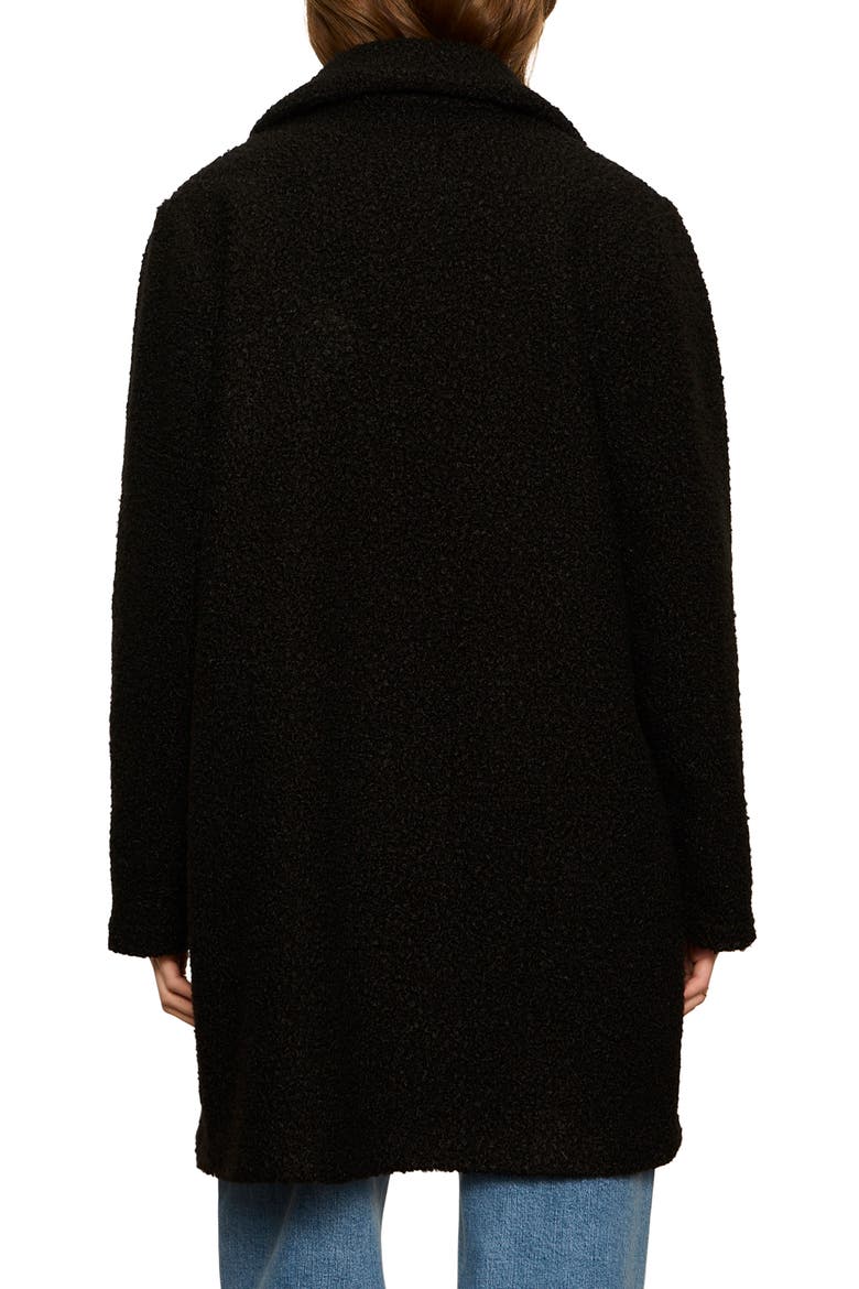 Upside Faux Fur Jacket, Alternate, color, BLACK