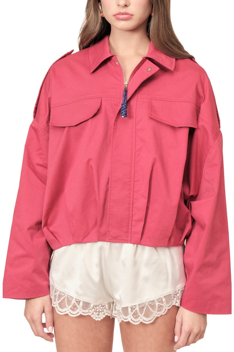 Archie Jacket, Alternate, color, RUBY