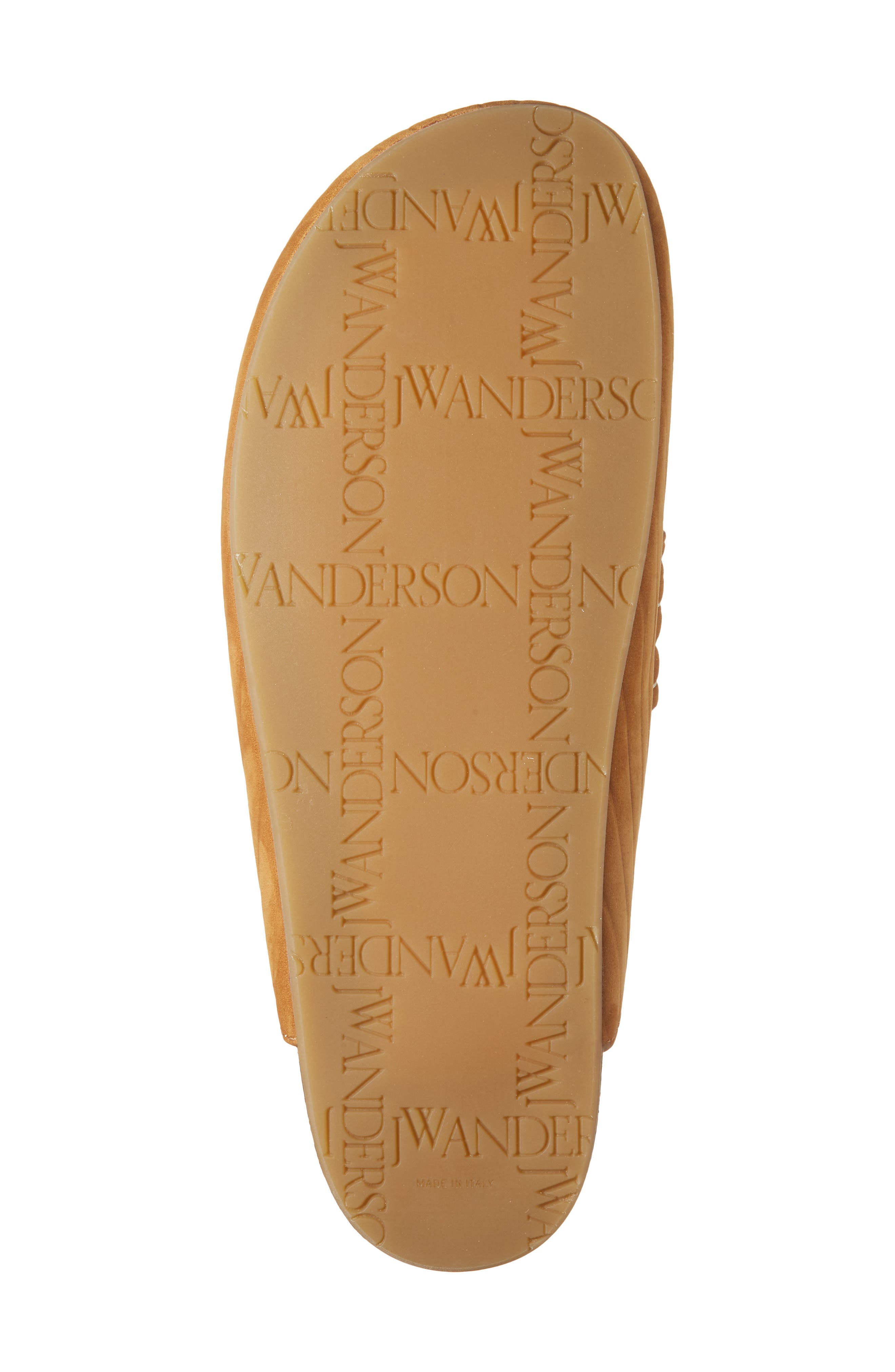 JW Anderson Stitch Penny Loafer Mule, Alternate, color, Caramel 604