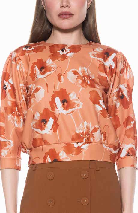 Alexia Admor Bebe Three-Quarter Sleeve Sweatshirt