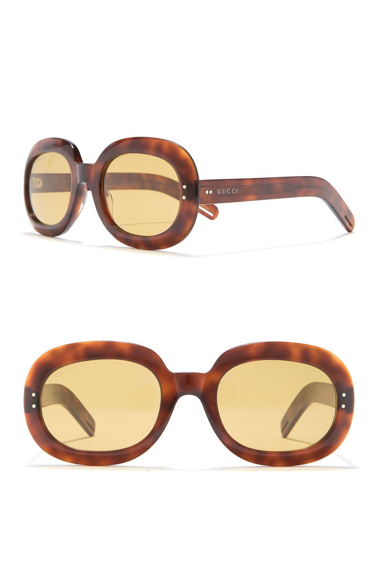 Gucci 56mm Oval Sunglasses, Main, color,