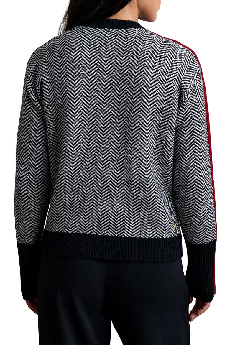 Uptown Herringbone Sweater, Alternate, color, PURE BLACK