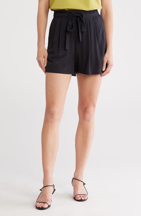 Tie Front Shorts