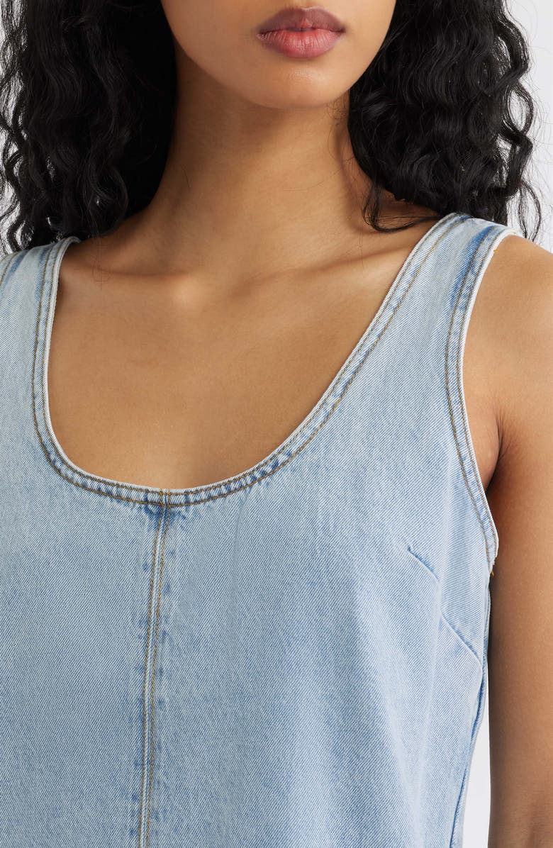 Rip Curl Ellie Sleeveless Denim Minidress, Alternate, color, Vintage Blue