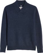 Schott NYC Waffle Knit Thermal Wool Blend Pullover