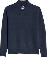 Schott NYC Waffle Knit Thermal Wool Blend Pullover
