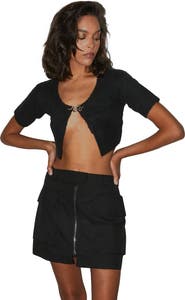Blvck Paris Blvck Zipped Skirt