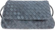 Bottega Veneta Large Intrecciato Suede Pouch