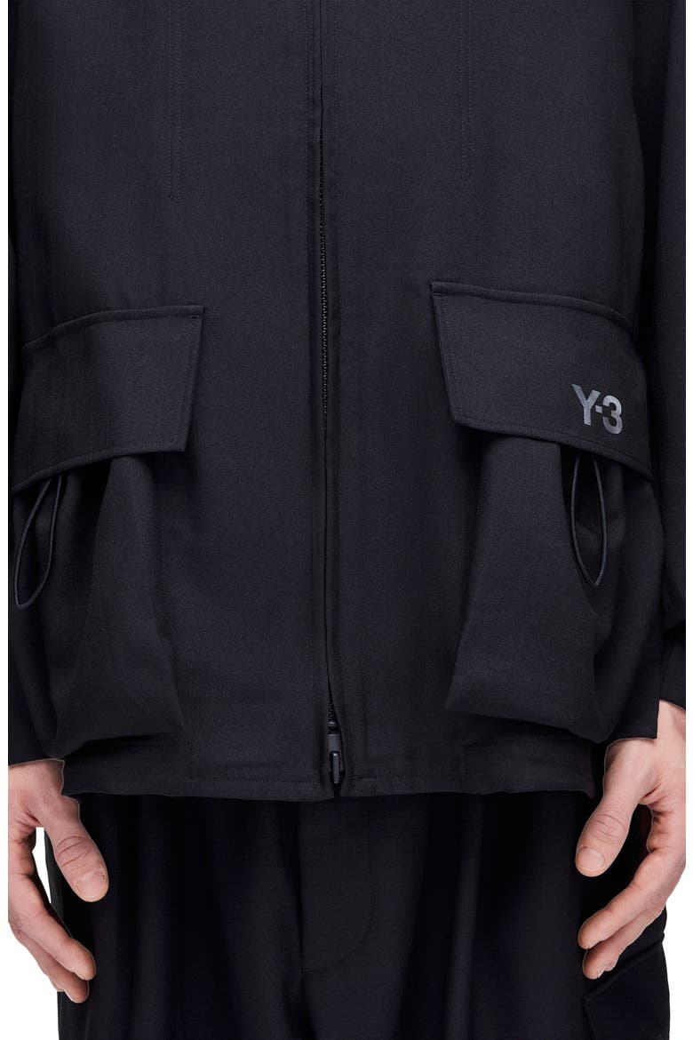 Sport Uniform Blouson, Alternate, color, BLACK