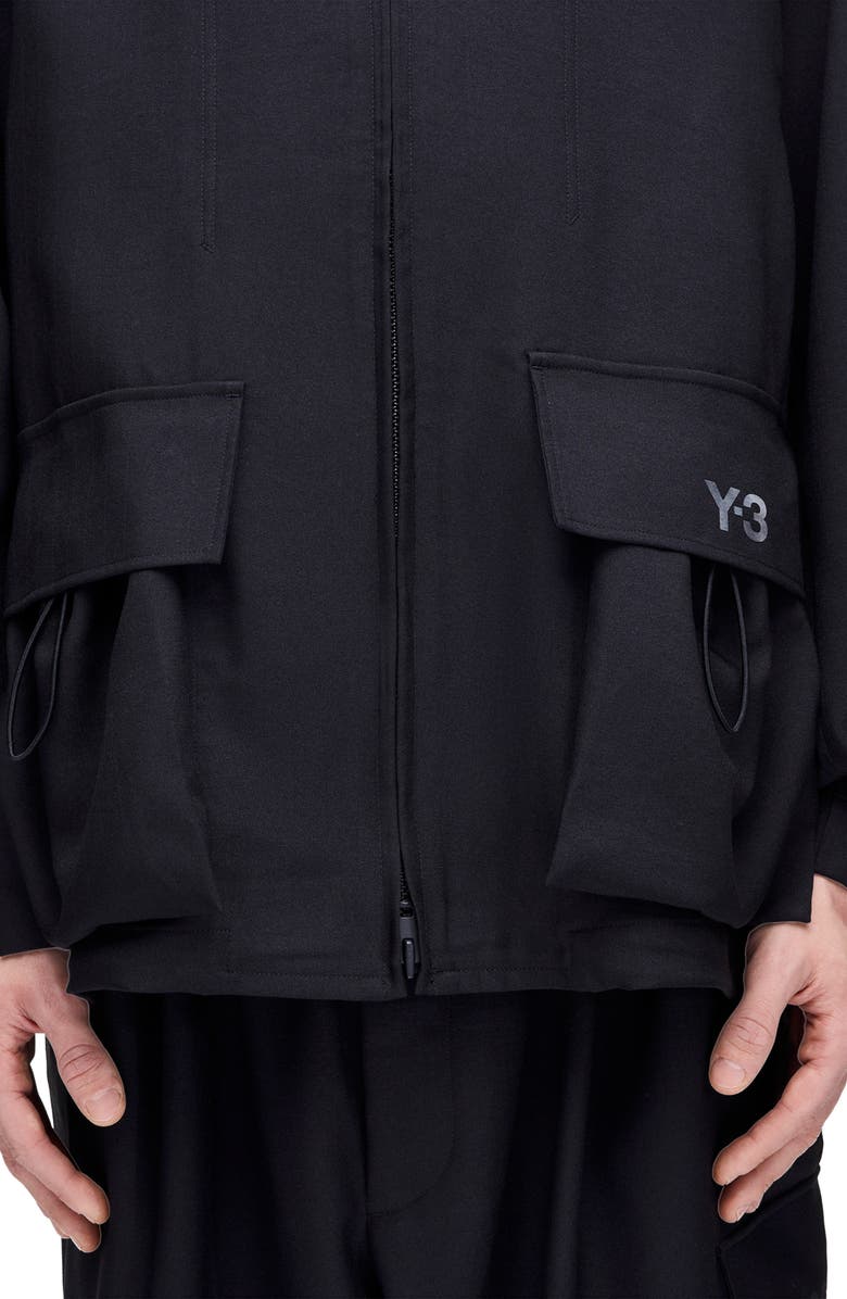 Y-3 Sport Uniform Blouson, Alternate, color, Black