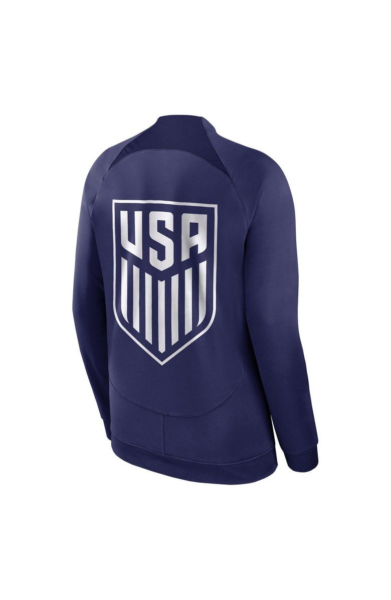 Nike Men's Nike Navy USMNT 2022 Academy Pro Anthem Performance Raglan Full-Zip Jacket, Alternate, color, 
