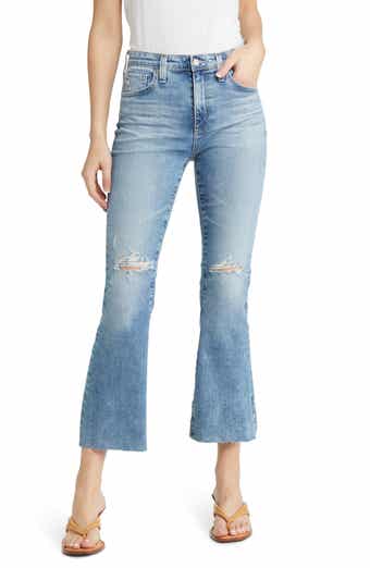 AG Farrah Mid Rise Crop Bootcut Jeans