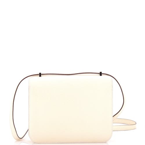 Pre-owned Hermes  Hermes Constance Bag Epsom 18 In Neutral