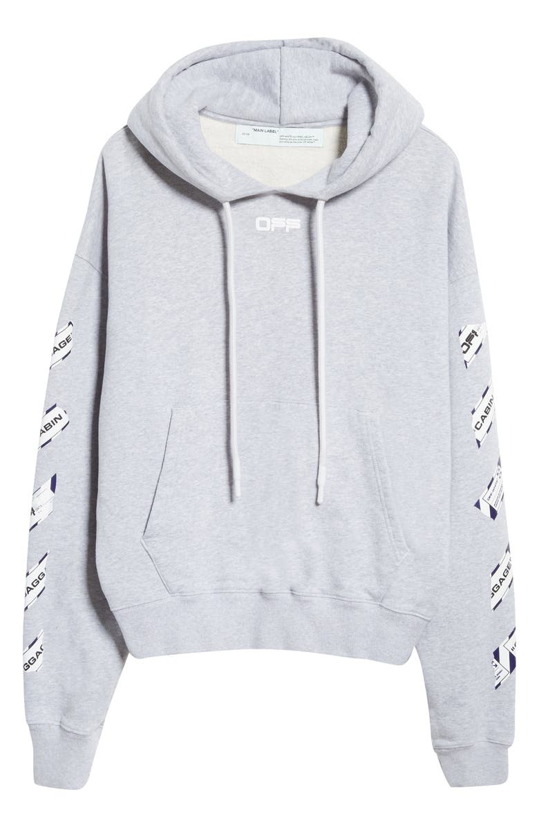 Off-White Airport Tape Hoodie, Alternate, color,