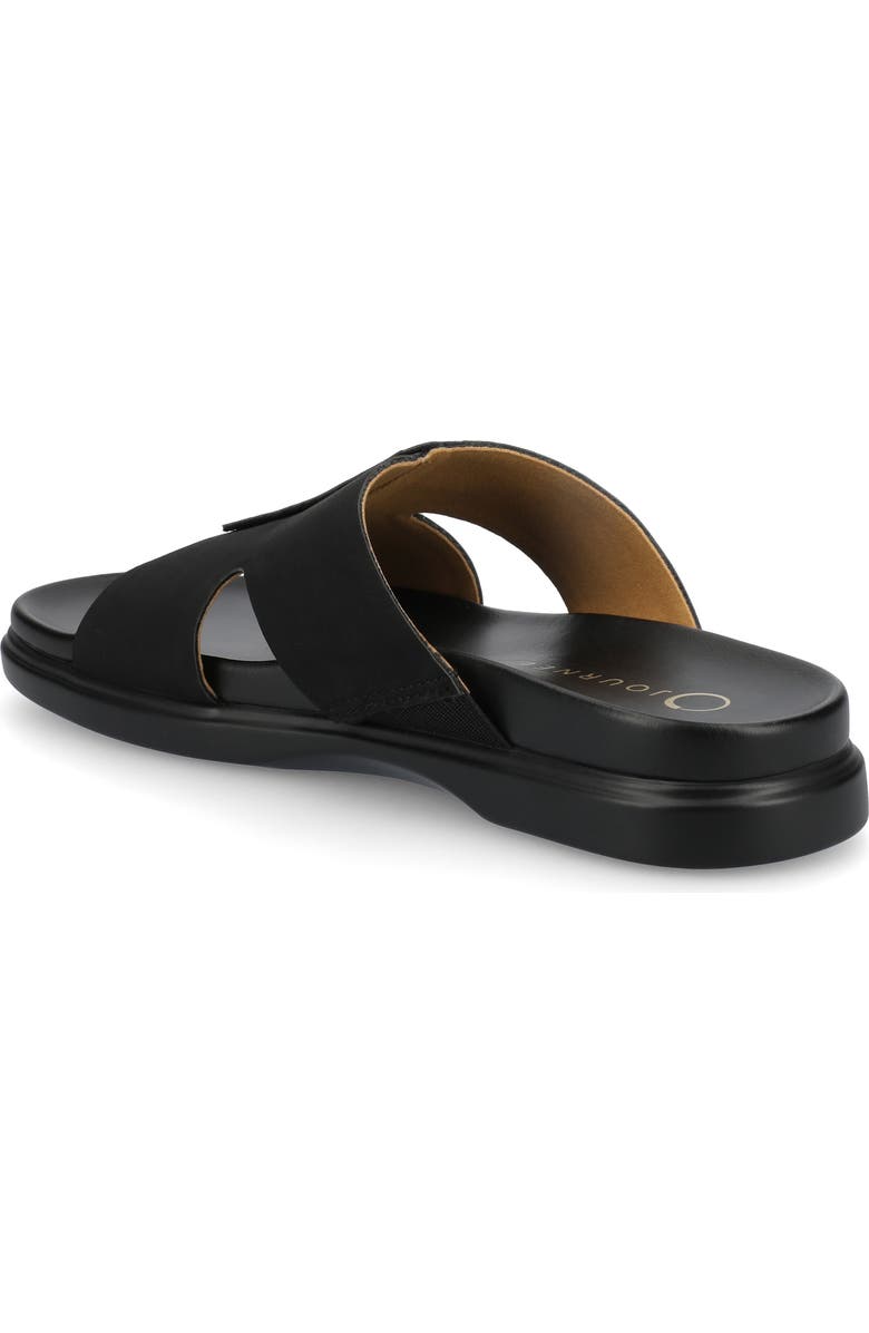 Journee Collection Misey Slide Sandal, Alternate, color, Black