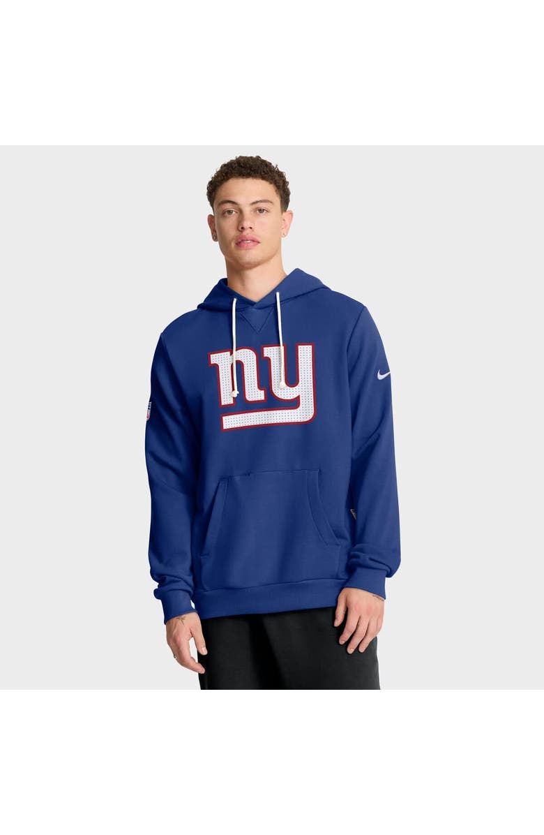 Nike Men's Nike Royal New York Giants Sideline Standard Issue Initial Home Dri-FIT Hoodie, Alternate, color, Royal