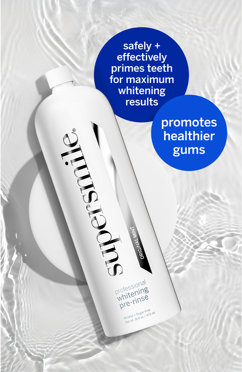 Supersmile Professional Whitening Pre-Rinse 16.0 oz - Mint, Alternate, color, White