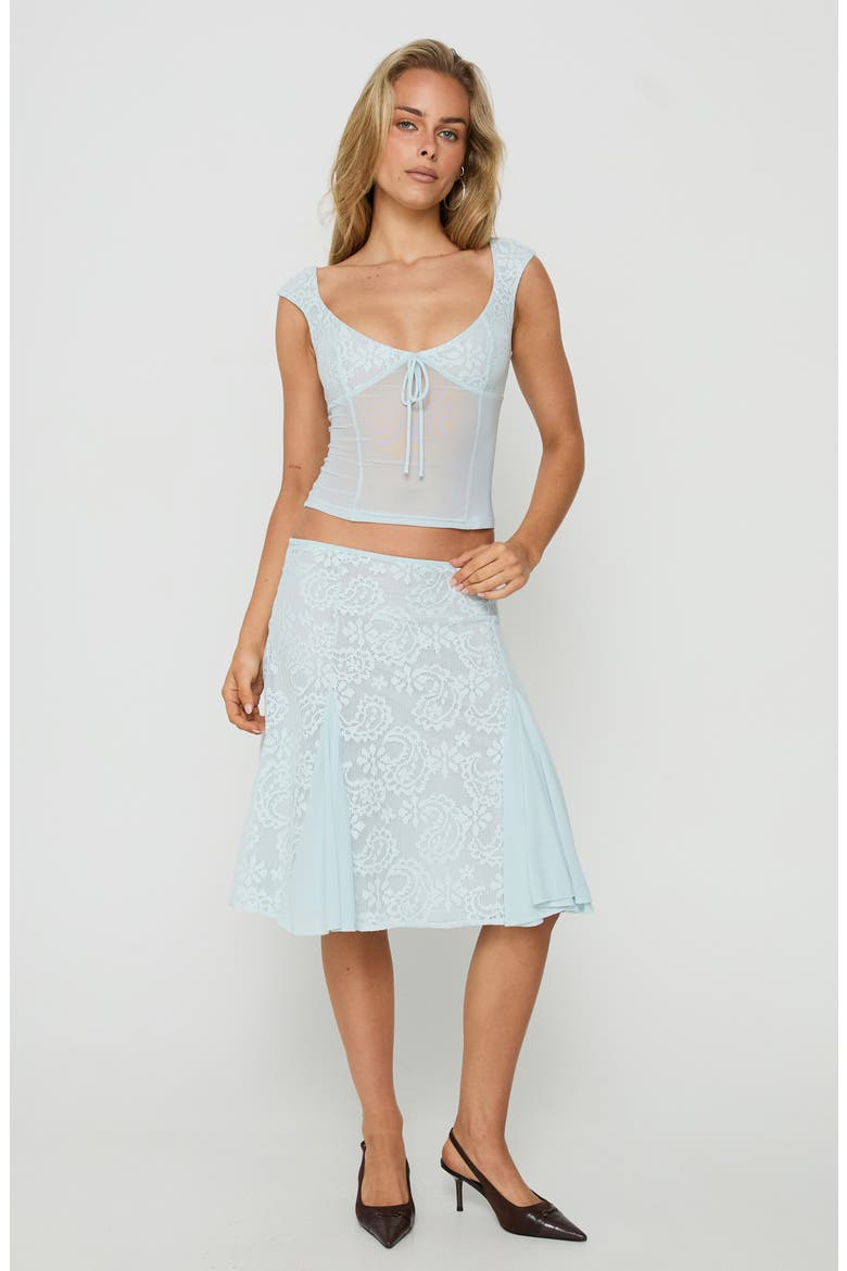 Quani Lace Top, Alternate, color, BLUE