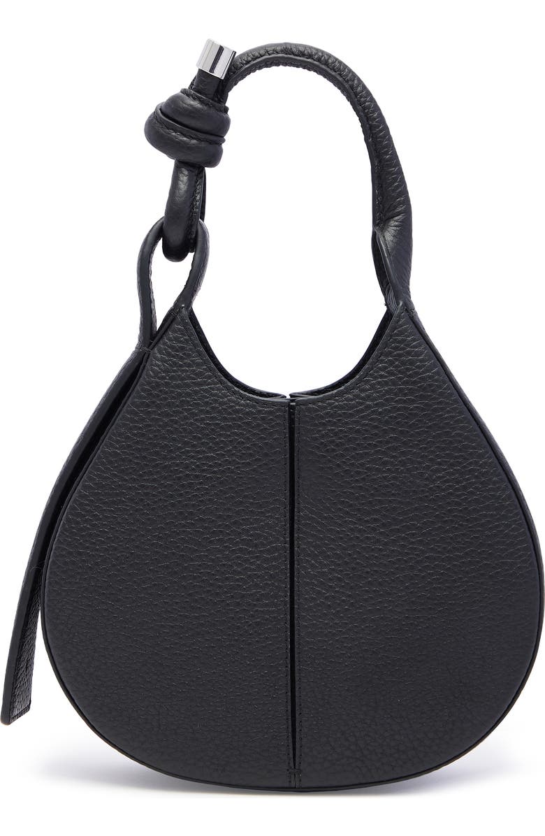 behno Mini Ina Inverted Pleat Crossbody Bag, Main, color, Black