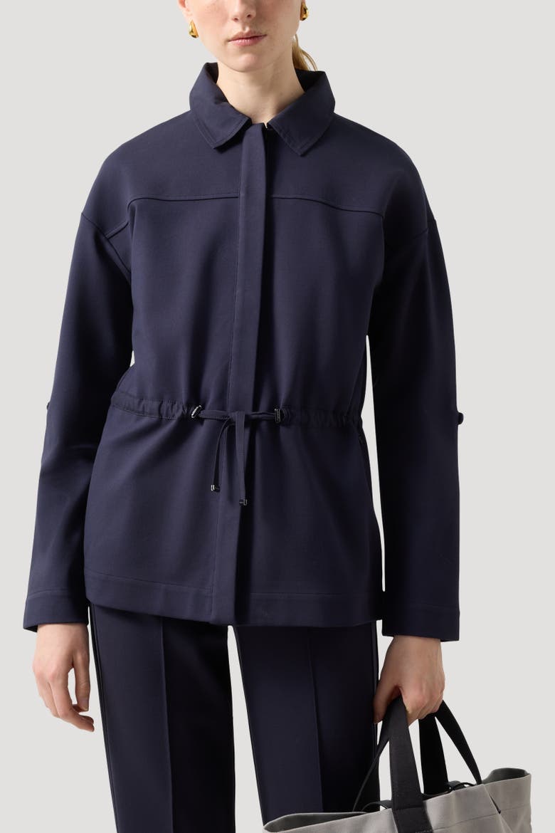 Paloma Jersey Jacket, Alternate, color, Navy blue