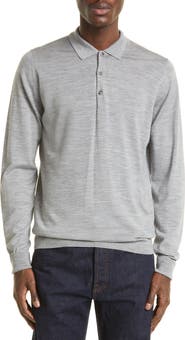 John Smedley Cotswold Wool Polo Sweater