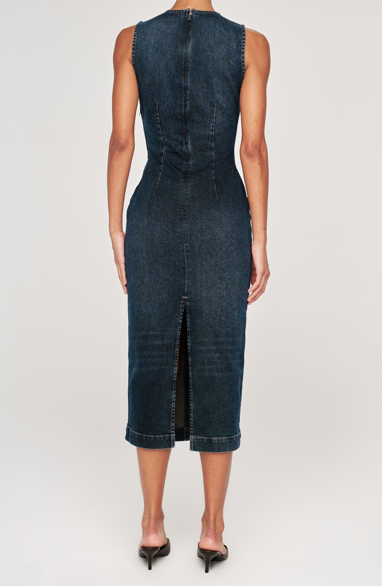 DL1961 Esme Sleeveless Denim Midi Dress, Alternate, color, Cromer