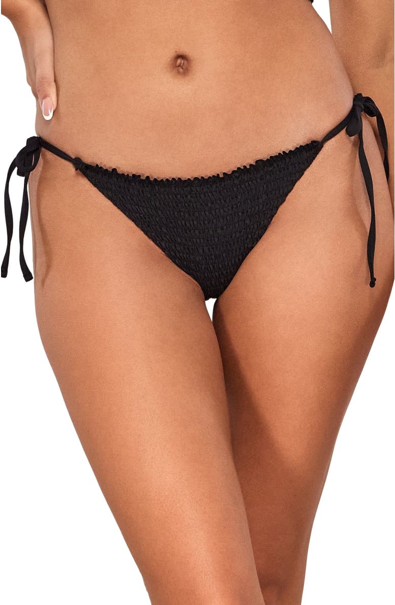 Swim Systems Kali Tie Side Bikini Swim Bottoms, Alternate, color, Black