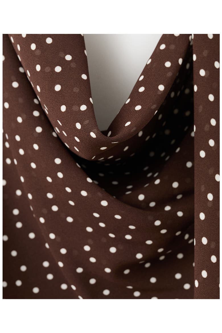 Cowl Neck Sleeveless Top, Alternate, color, BROWN