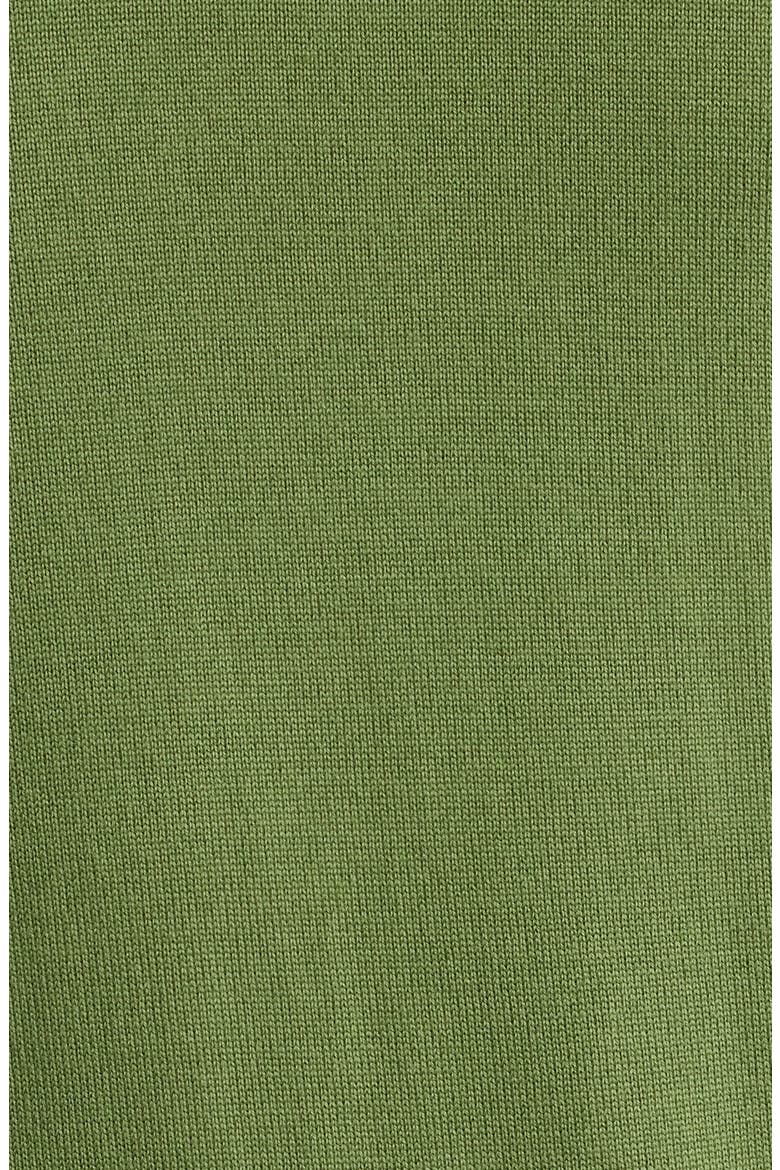 Long Sleeve Tipped Wool Polo Sweater, Alternate, color, GREEN